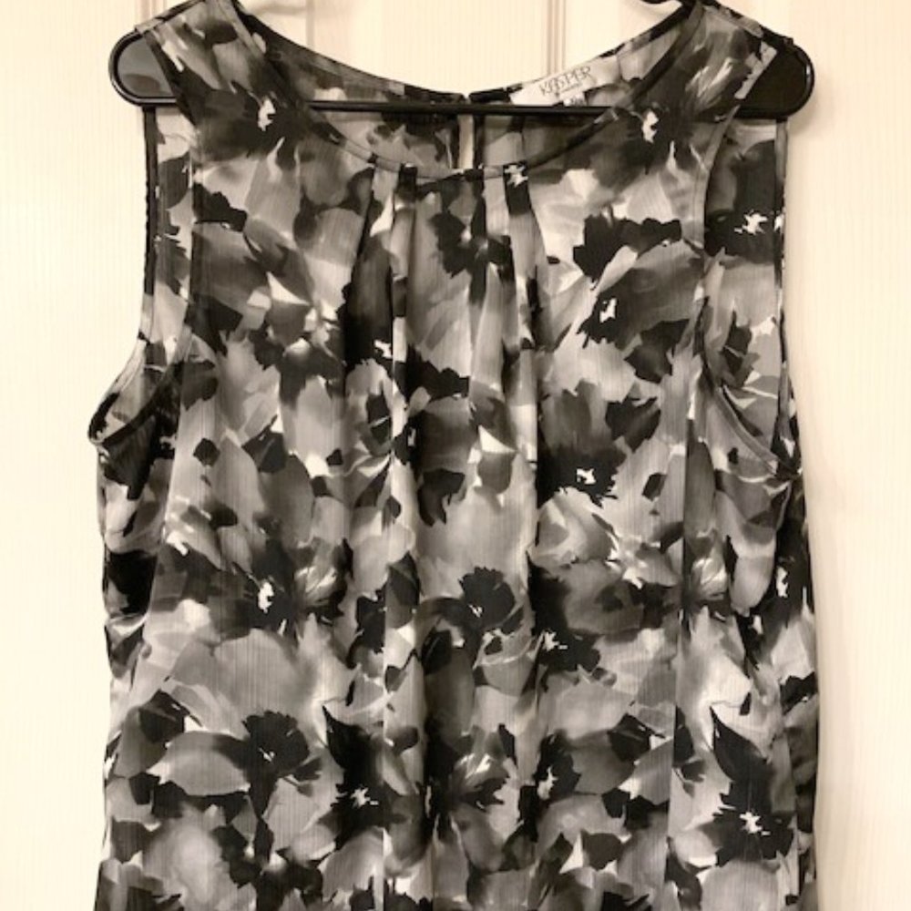 Kasper XL  Sleeveless Career Blouse Like New